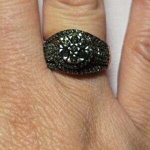 Green Diamond Ring